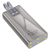 PowerBank Hoco J104A Discovery edition 22.5W with cable (20000 mAh) - Gray