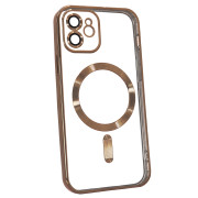 Чохол для iPhone 12 Shining with MagSafe із захисними лінзами на камеру - Desert Gold