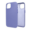 Чохол для iPhone 14 Leather Case PU with Magsafe Wisteria