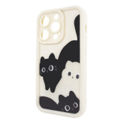 Чохол для iPhone 16 Pro – Pretty Things "Kitties – White"