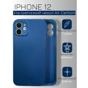 Ультратонкий чохол K-Doo Air Carbon для iPhone 12 Blue