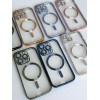 Чохол Shining with MagSafe на iPhone 14 із захисними лінзами на камеру Sky Blue
