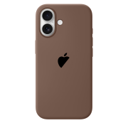Чохол Silicone Case Full – iPhone 16 Plus (№72 Chocolate)