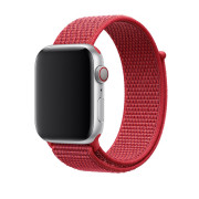 Ремінець на Apple Watch Nylon Loop нейлоновий (38mm, 40mm, 41mm, [42mm Series 10/11], Red)