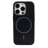 Grain Silicone MagSafe Case (iPhone 14 Pro Max, Black)