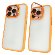 Чохол для iPhone 13 Pro Guard Stand Camera Lens з лінзами та підставкою Orange