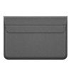 Чохол-папка для MacBook (15.3"–16") Leather PU – Charcoal Gray