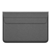 Чохол-папка для MacBook (15.3"–16") Leather PU – Charcoal Gray