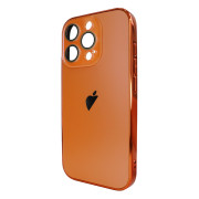 Чохол AG-PC Glass (iPhone 16 Pro, Orange)