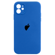 Чохол Silicone Case Full Camera для iPhone 12 Capri Blue