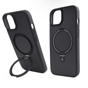 Чохол Nofelet Carbon Case with MagSafe (iPhone 12 / 12 Pro, Black)