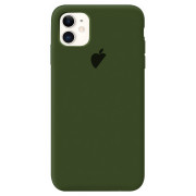 Чохол Silicone Case на iPhone 11 FULL (№59 Dark Virid)