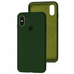 Чохол Silicone Case iPhone X/Xs FULL (№70 Cyprus green)
