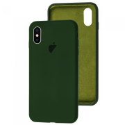 Чохол Silicone Case iPhone X/Xs FULL (№70 Cyprus green)